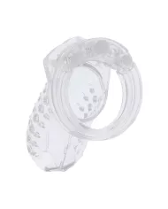 HIDDEN DESIRE - EXTREME CAGE DE CHASTETÉ EN ACRYLIQUE RÉGLABLE TRANSPARENT