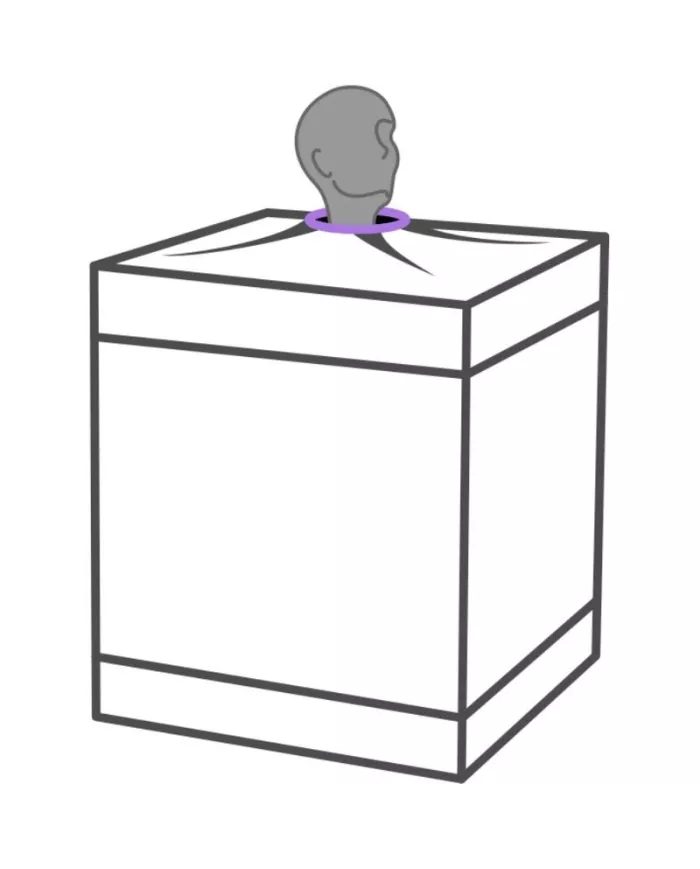 SECRET DOME - KINK CLUB CABINA BUKKAKE MORADO