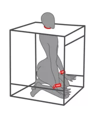 SECRET DOME - KINK CLUB CABINA BUKKAKE NOIR ET ROUGE