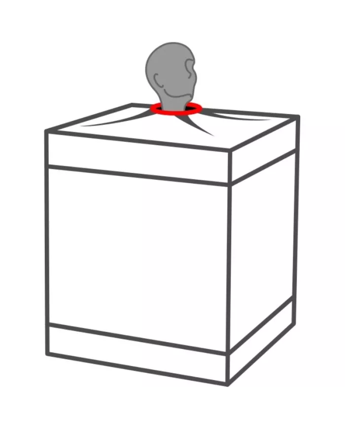 SECRET DOME - KINK CLUB CABINA BUKKAKE NOIR ET ROUGE