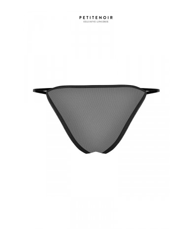 Slip échancré tulle et broderies