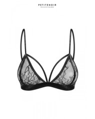 Soutien-gorge triangle dentelle et velours