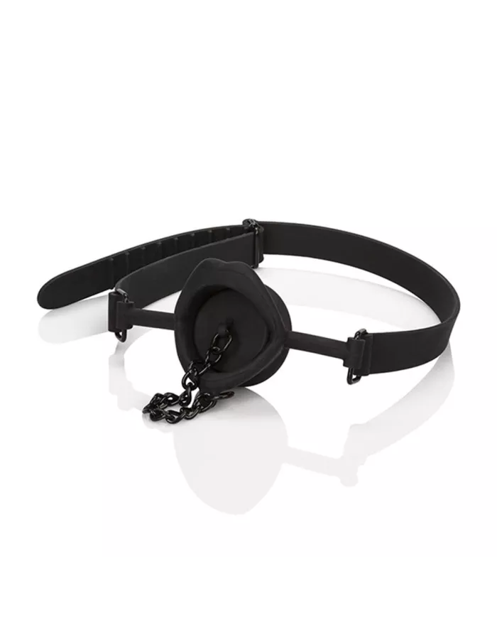 CALEXOTICS - SCANDAL BÂILLON AVEC PLUG EN SILICONE NOIR