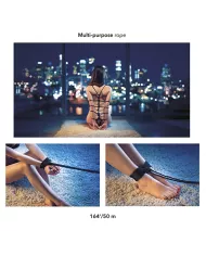 CALEXOTICS - SCANDAL CORDE BDSM NOIRE 50 M CALEXOTICS - SCANDAL CORDE BDSM NOIRE 50 M