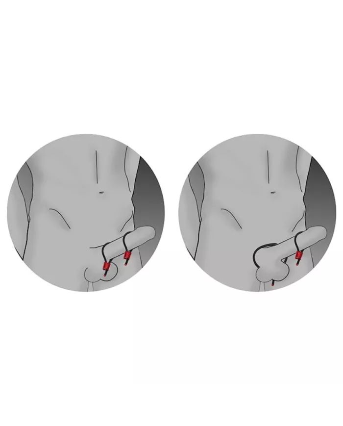 ELECTRASTIM - PRESTIGE ELECTRA LOOPS ANNEAUX PÉNIENS RÉGLABLES NOIRS