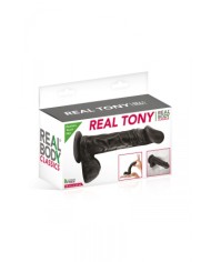 Gode réaliste 18 cm - Real Tony Noir