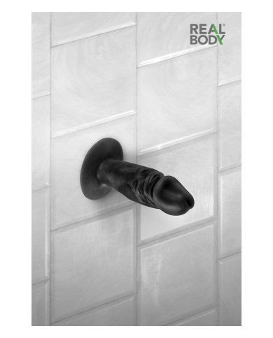 Plug anal réaliste noir 11 cm - Real Tim