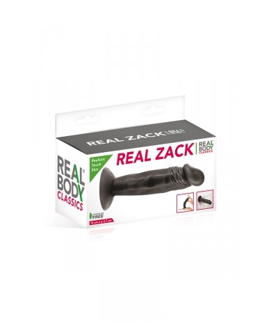 Gode réaliste 16 cm noir - Real Zack