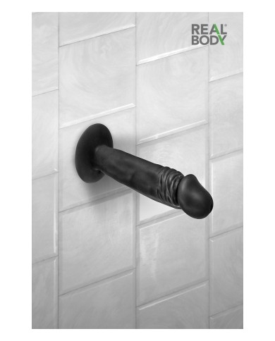 Gode réaliste 16 cm noir - Real Zack
