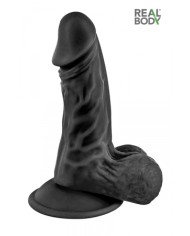 Gode réaliste noir 13 cm - Real Mike