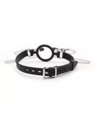 OHMAMA FETISH - RING GAG AVEC CHAÎNES ET PINCES À TÉLÉNOLS