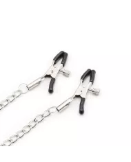 OHMAMA FETISH - RING GAG AVEC CHAÎNES ET PINCES À TÉLÉNOLS