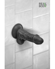 Gode réaliste noir 13 cm - Real Mike