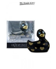 Mini canard vibrant Romance noir et or