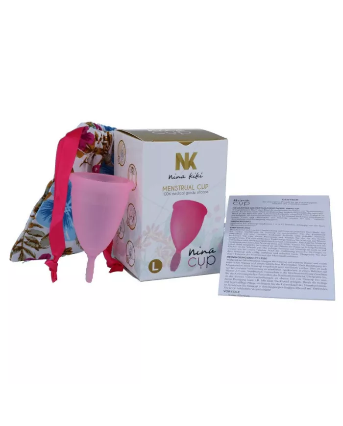 NINA KIKÍ - COUPE MENSTRUELLE ROSE - TAILLE L NINA KIKÍ - COUPE MENSTRUELLE ROSE - TAILLE L
