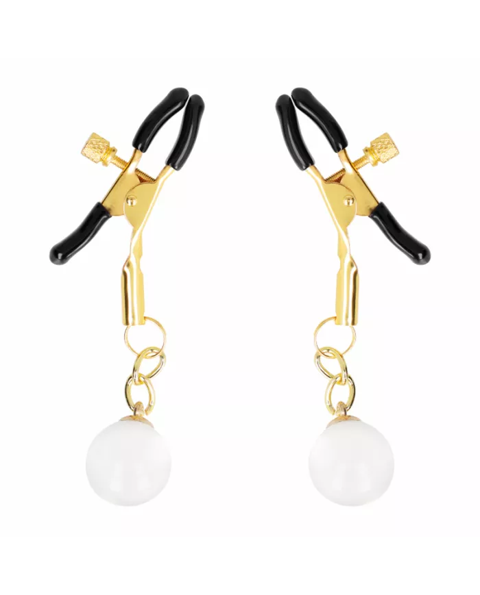 KINK - PINCES À METON BILLES DE VERRE OR 6 CM