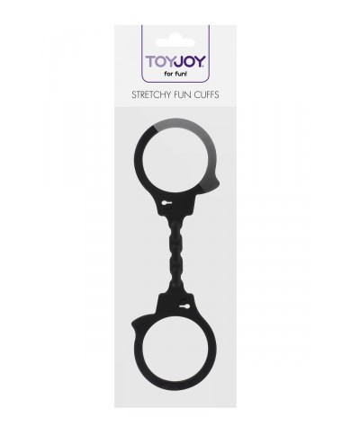 Menottes silicone stretchy - noir