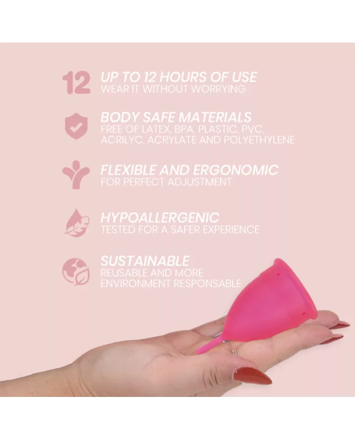 INTIMICHIC - COUPE MENSTRUELLE EN SILICONE MÉDICALE - TAILLE L