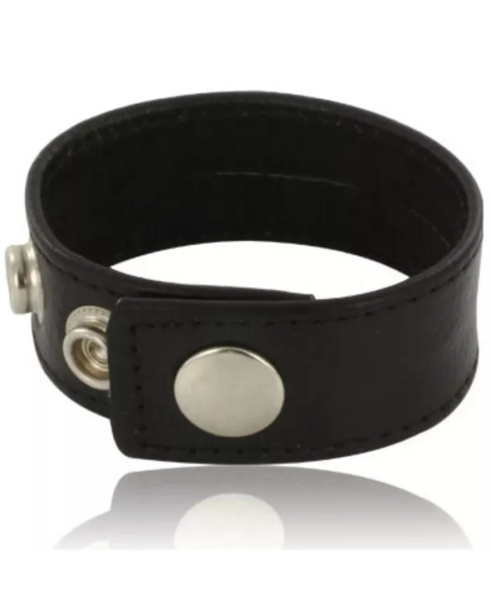 LEATHER BODY - SANGLE DE PÉNIS RÉGLABLE EN CUIR NOIR LEATHER BODY - SANGLE DE PÉNIS RÉGLABLE EN CUIR NOIR