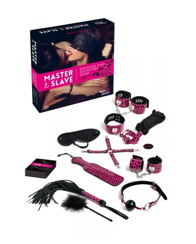 Jeu de bondage Master & Slave - rose