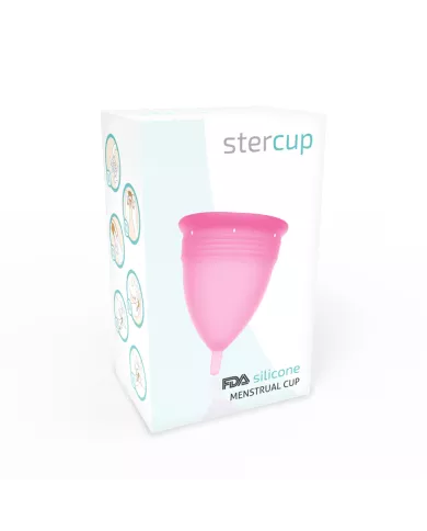STERCUP - COUPE MENSTRUELLE EN SILICONE FDA ROSE - TAILLE L STERCUP - COUPE MENSTRUELLE EN SILICONE FDA ROSE - TAILLE L