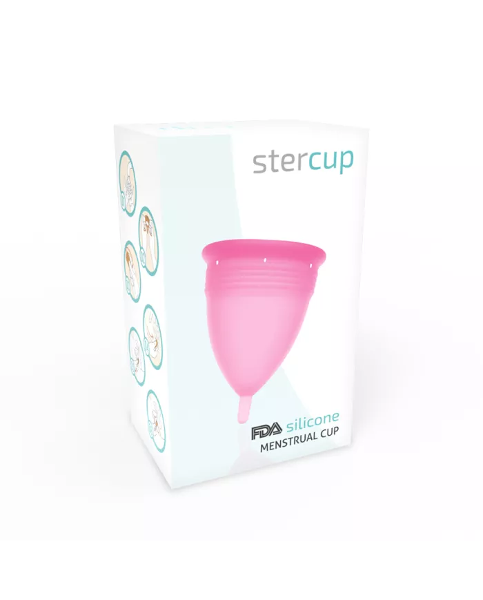 STERCUP - COUPE MENSTRUELLE EN SILICONE FDA ROSE - TAILLE S STERCUP - COUPE MENSTRUELLE EN SILICONE FDA ROSE - TAILLE S