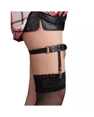 SUBBLIME - 953744 JARRETELLE PUNK EN CUIR AJUSTABLE NOIR TAILLE UNIQUE