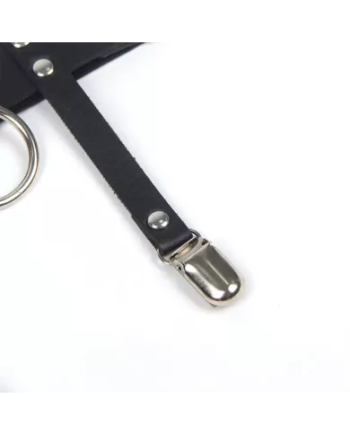 SUBBLIME - 953744 JARRETELLE PUNK EN CUIR AJUSTABLE NOIR TAILLE UNIQUE SUBBLIME - 953744 JARRETELLE PUNK EN CUIR AJUSTABLE NOIR TAILLE UNIQUE