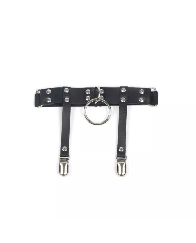 SUBBLIME - 953744 JARRETELLE PUNK EN CUIR AJUSTABLE NOIR TAILLE UNIQUE SUBBLIME - 953744 JARRETELLE PUNK EN CUIR AJUSTABLE NOIR TAILLE UNIQUE