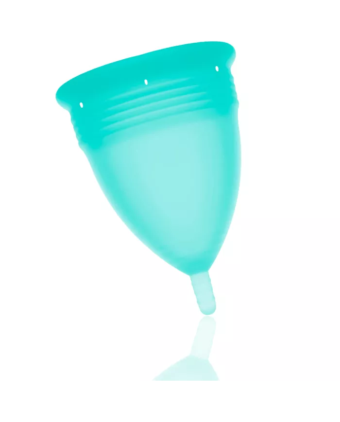 STERCUP - COUPE MENSTRUELLE EN SILICONE FDA AIGUE-MARINE - TAILLE S STERCUP - COUPE MENSTRUELLE EN SILICONE FDA AIGUE-MARINE - TAILLE S