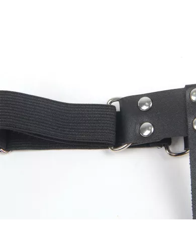 SUBBLIME - 953744 JARRETELLE PUNK EN CUIR AJUSTABLE NOIR TAILLE UNIQUE SUBBLIME - 953744 JARRETELLE PUNK EN CUIR AJUSTABLE NOIR TAILLE UNIQUE