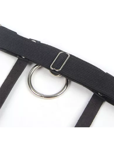 SUBBLIME - 953744 JARRETELLE PUNK EN CUIR AJUSTABLE NOIR TAILLE UNIQUE SUBBLIME - 953744 JARRETELLE PUNK EN CUIR AJUSTABLE NOIR TAILLE UNIQUE