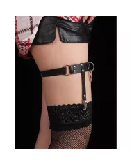 SUBBLIME - 953744 JARRETELLE PUNK EN CUIR AJUSTABLE NOIR TAILLE UNIQUE