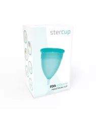 STERCUP - COUPE MENSTRUELLE EN SILICONE FDA AIGUE-MARINE - TAILLE S STERCUP - COUPE MENSTRUELLE EN SILICONE FDA AIGUE-MARINE - TAILLE S