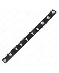 KINK - ANNEAU PÉNIS EN CUIR AVEC POINTES 21,5 X 1,6 CM