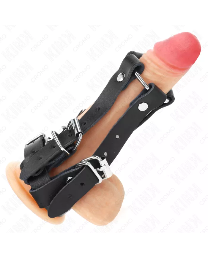 KINK - ANNEAU PÉNIS AVEC PLUSIEURS SANGLES RÉGLABLES
