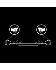 FETISH SUBMISSIVE - HARNAIS STYLE CHIEN AVEC DOUBLURE EN NOPRÈNE