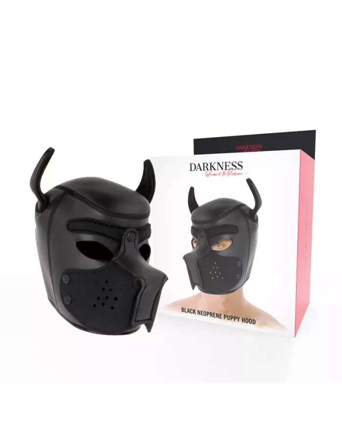 DARKNESS - MASQUE POUR CHIEN EN NÉOPRÈNE AVEC MUSEAU AMOVIBLE L DARKNESS - MASQUE POUR CHIEN EN NÉOPRÈNE AVEC MUSEAU AMOVIBLE L