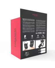 DARKNESS - MASQUE POUR CHIEN EN NÉOPRÈNE AVEC MUSEAU AMOVIBLE L DARKNESS - MASQUE POUR CHIEN EN NÉOPRÈNE AVEC MUSEAU AMOVIBLE L
