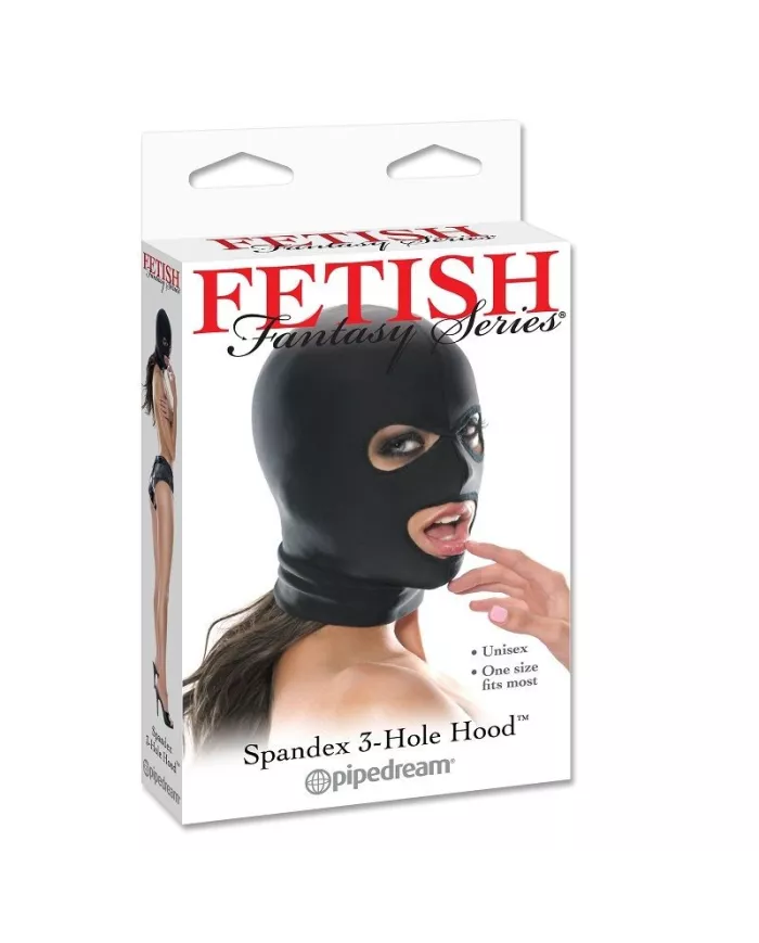 FETISH FANTASY SERIES - CAPUCHE 3 TROUS SPANDEX FETISH FANTASY SERIES - CAPUCHE 3 TROUS SPANDEX