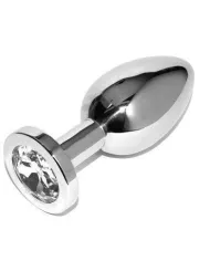 METAL HARD - PLUG ANAL DIAMANT TRANSPARENT PETIT 5,71CM METAL HARD - PLUG ANAL DIAMANT TRANSPARENT PETIT 5,71CM