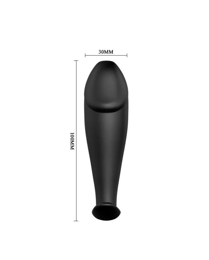 PRETTY LOVE - PLUG ANAL EN SILICONE FORME PÉNIS ET 12 MODES DE VIBRATION NOIR PRETTY LOVE - PLUG ANAL EN SILICONE FORME PÉNIS ET 12 MODES DE VIBRATION NOIR