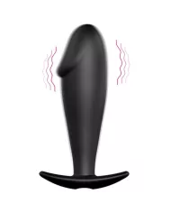 PRETTY LOVE - PLUG ANAL EN SILICONE FORME PÉNIS ET 12 MODES DE VIBRATION NOIR PRETTY LOVE - PLUG ANAL EN SILICONE FORME PÉNIS ET 12 MODES DE VIBRATION NOIR