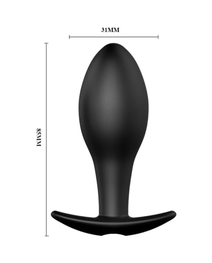 PRETTY LOVE - PLUG ANAL FORME DANCRE SILICONE 12 MODES DE VIBRATION NOIR PRETTY LOVE - PLUG ANAL FORME DANCRE SILICONE 12 MODES DE VIBRATION NOIR