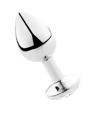 SECRETPLAY - PLUG ANAL TRANSPARENT ALUMINIUM 8 CM SECRETPLAY - PLUG ANAL TRANSPARENT ALUMINIUM 8 CM