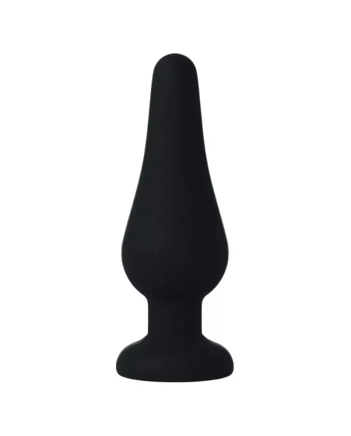 INTENSE - PLUG ANAL PIPO M SILICONE NOIR 11 CM INTENSE - PLUG ANAL PIPO M SILICONE NOIR 11 CM