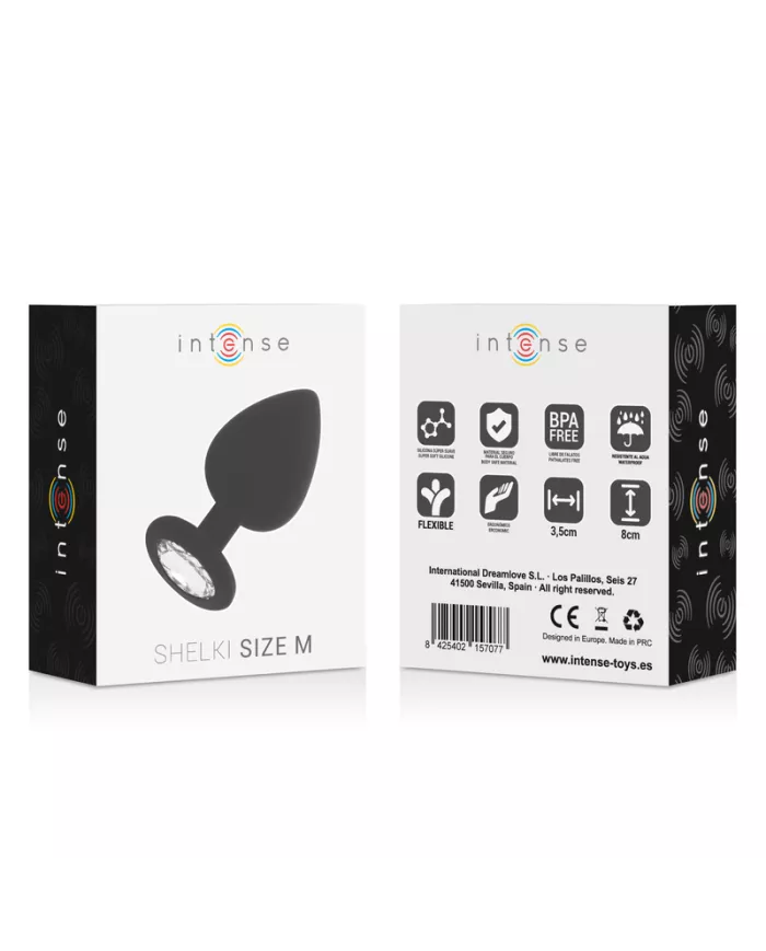 INTENSE - PLUG ANAL SHELKI M NOIR INTENSE - PLUG ANAL SHELKI M NOIR
