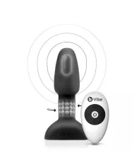 B-VIBE - RIMMING TÉLÉCOMMANDE PLUG ANAL PETITE NOIR B-VIBE - RIMMING TÉLÉCOMMANDE PLUG ANAL PETITE NOIR