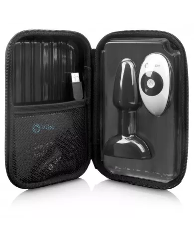 B-VIBE - RIMMING TÉLÉCOMMANDE PLUG ANAL PETITE NOIR
