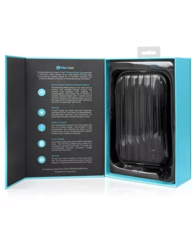 B-VIBE - RIMMING TÉLÉCOMMANDE PLUG ANAL PETITE NOIR